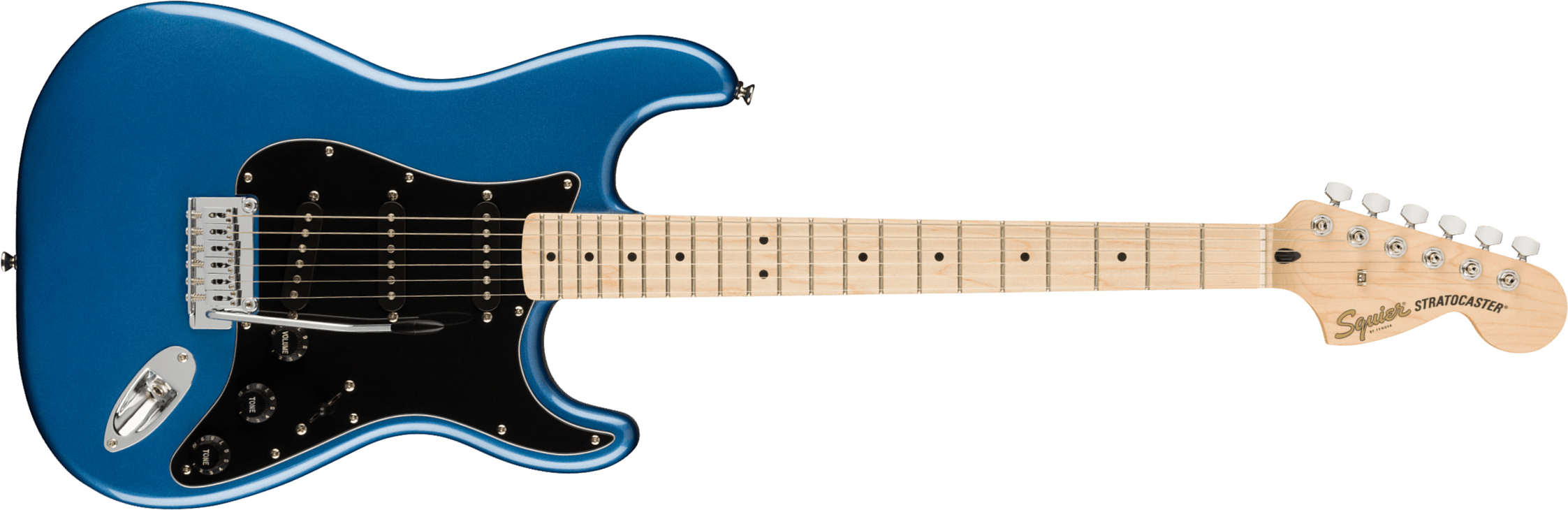 Squier Strat Affinity 2021 Sss Trem Mn - Lake Placid Blue - Guitarra eléctrica con forma de str. - Main picture