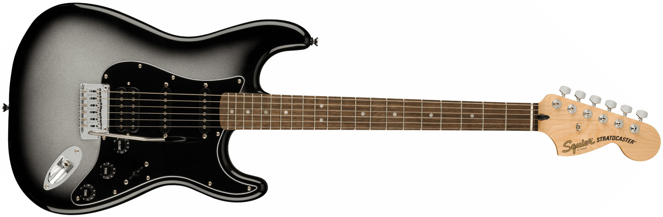 Squier Strat Affinity Fsr Ltd Hss Trem Lau - Silverburst - Guitarra eléctrica con forma de str. - Main picture
