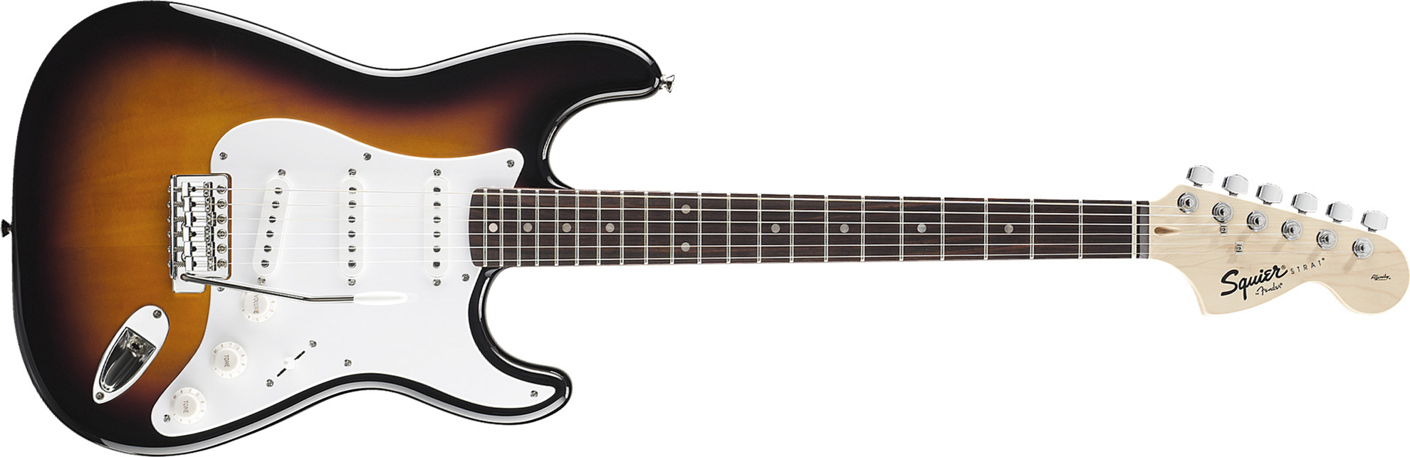 Squier Strat Affinity Series 3s Lau - Brown Sunburst - Guitarra eléctrica con forma de str. - Main picture