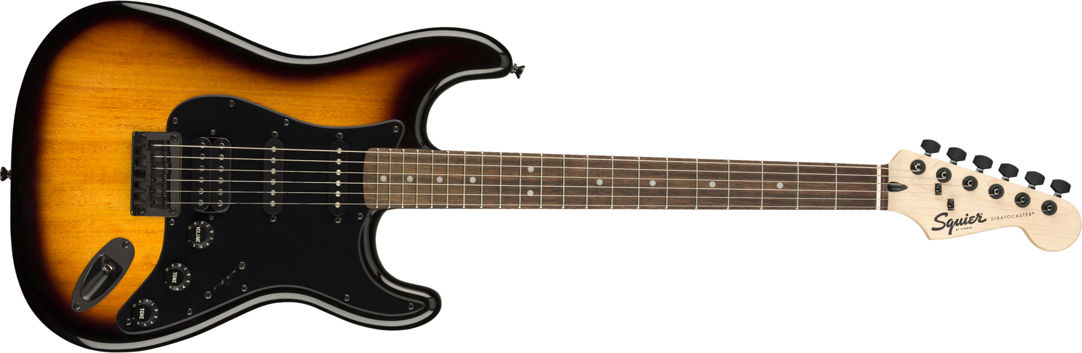 Squier Strat Bullet Fsr Ltd Hss Ht Lau - 2-color Sunburst - Guitarra eléctrica con forma de str. - Main picture