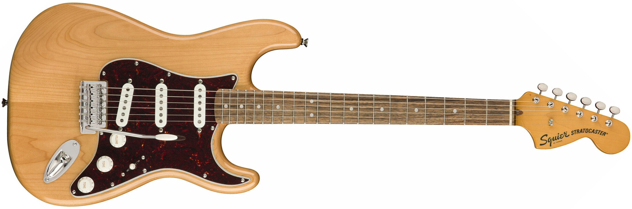 Squier Strat Classic Vibe 70s 2019 Lau - Natural - Guitarra eléctrica con forma de str. - Main picture