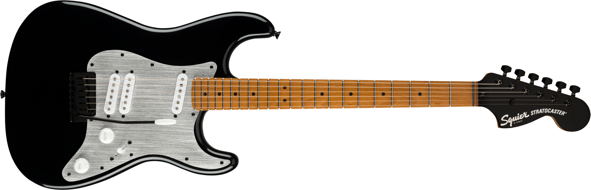 Squier Strat Contemporary Special Sss Trem Mn - Black - Guitarra eléctrica con forma de str. - Main picture