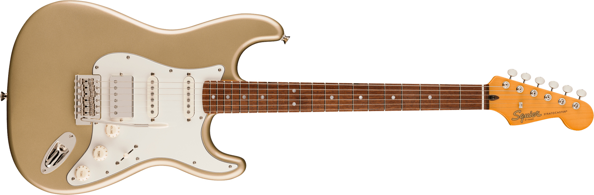 Squier Strat Hss 60s Classic Vibe Fsr Ltd Trem Lau - Shoreline Gold - Guitarra eléctrica con forma de str. - Main picture