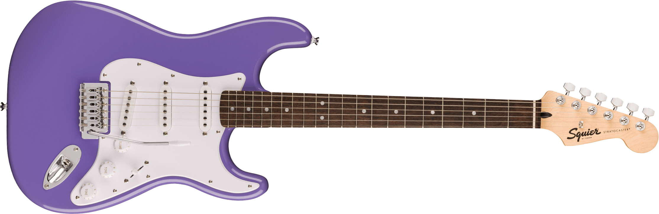 Squier Strat Sonic 3s Trem Lau - Ultraviolet - Guitarra eléctrica con forma de str. - Main picture