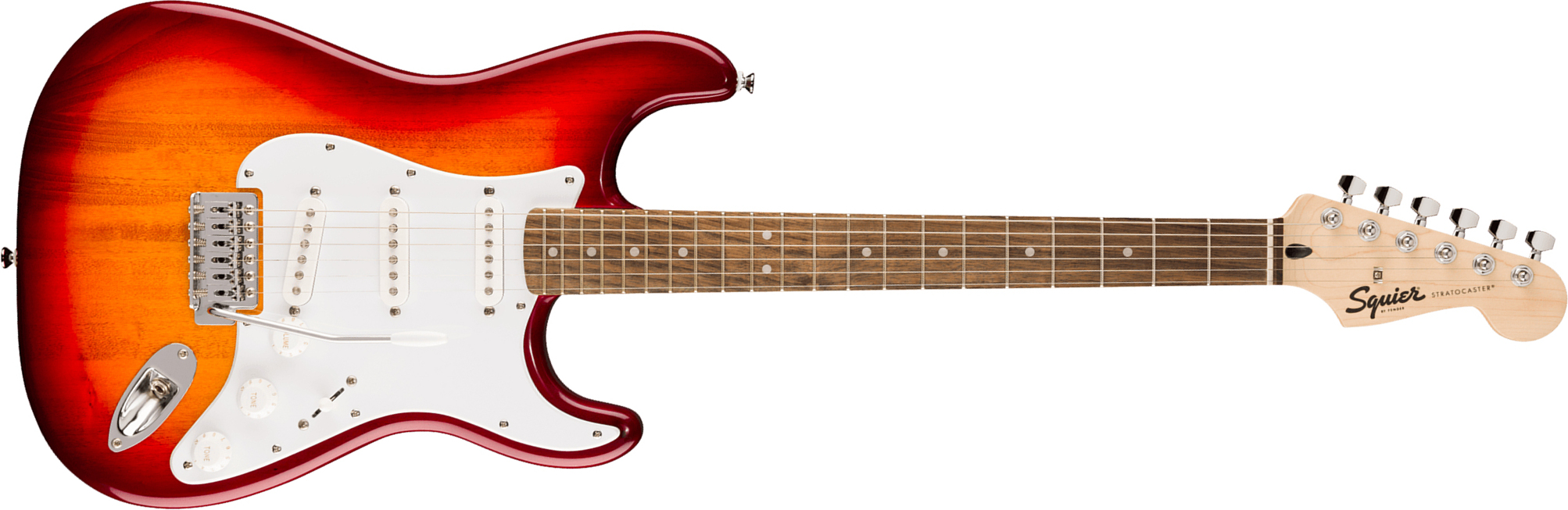 Squier Strat Sonic 3s Trem Lau - Sienna Sunburst - Guitarra eléctrica con forma de str. - Main picture