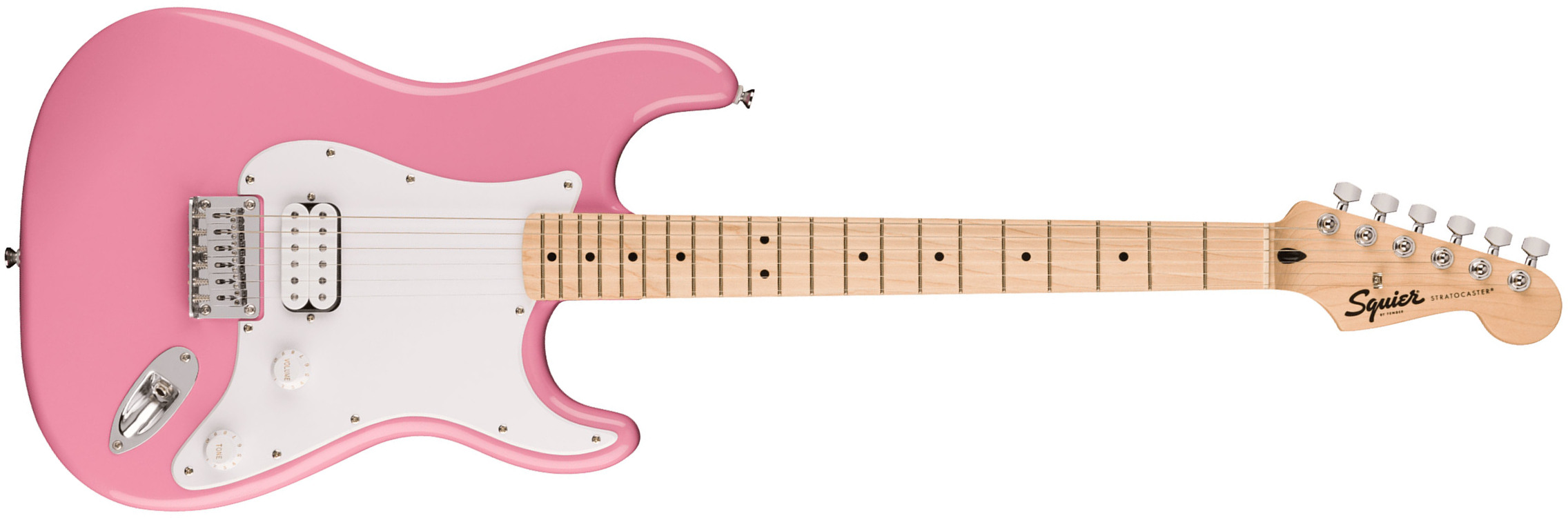 Squier Strat Sonic Hardtail H Ht Mn - Flash Pink - Guitarra eléctrica con forma de str. - Main picture
