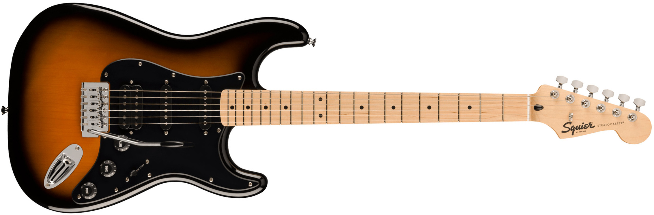 Squier Strat Sonic Hss Trem Mn - 2-color Sunburst - Guitarra eléctrica con forma de str. - Main picture