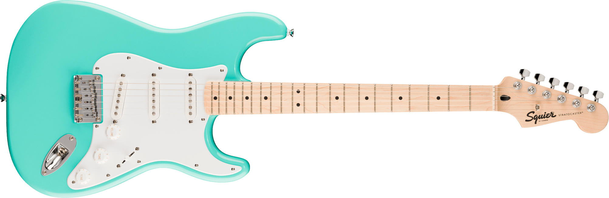 Squier Strat Sonic Ht Trem 3s Mn - Sea Foam Green - Guitarra eléctrica con forma de str. - Main picture
