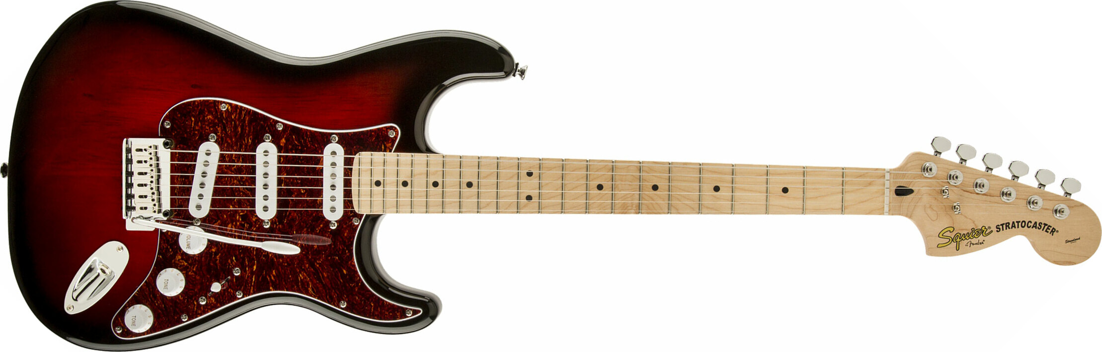 Squier Strat Standard Mn - Antique Burst - Guitarra eléctrica con forma de str. - Main picture