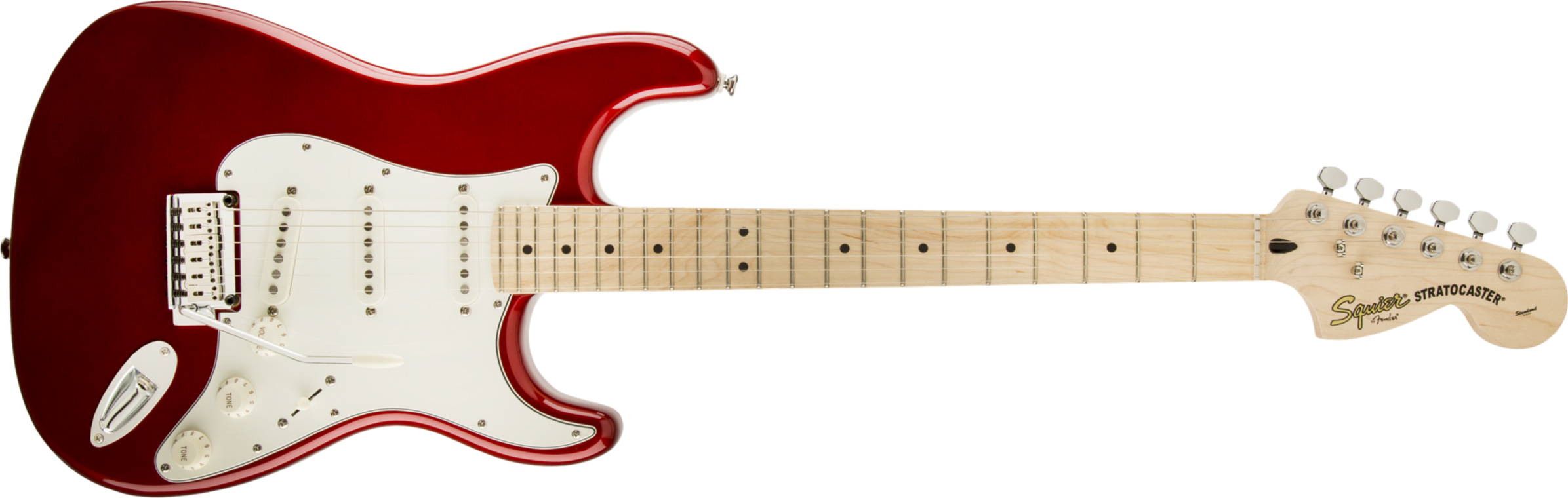 Squier Strat Standard Mn - Candy Apple Red - Guitarra eléctrica con forma de str. - Main picture