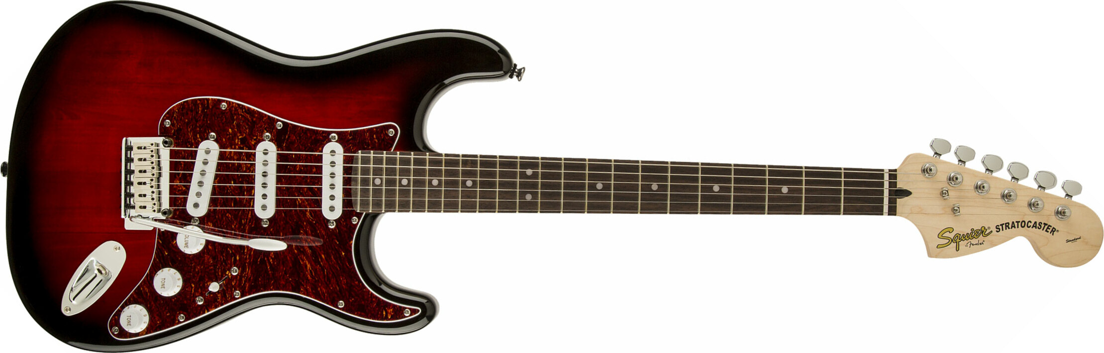 Squier Strat Standard Rw - Antique Burst - Guitarra eléctrica con forma de str. - Main picture