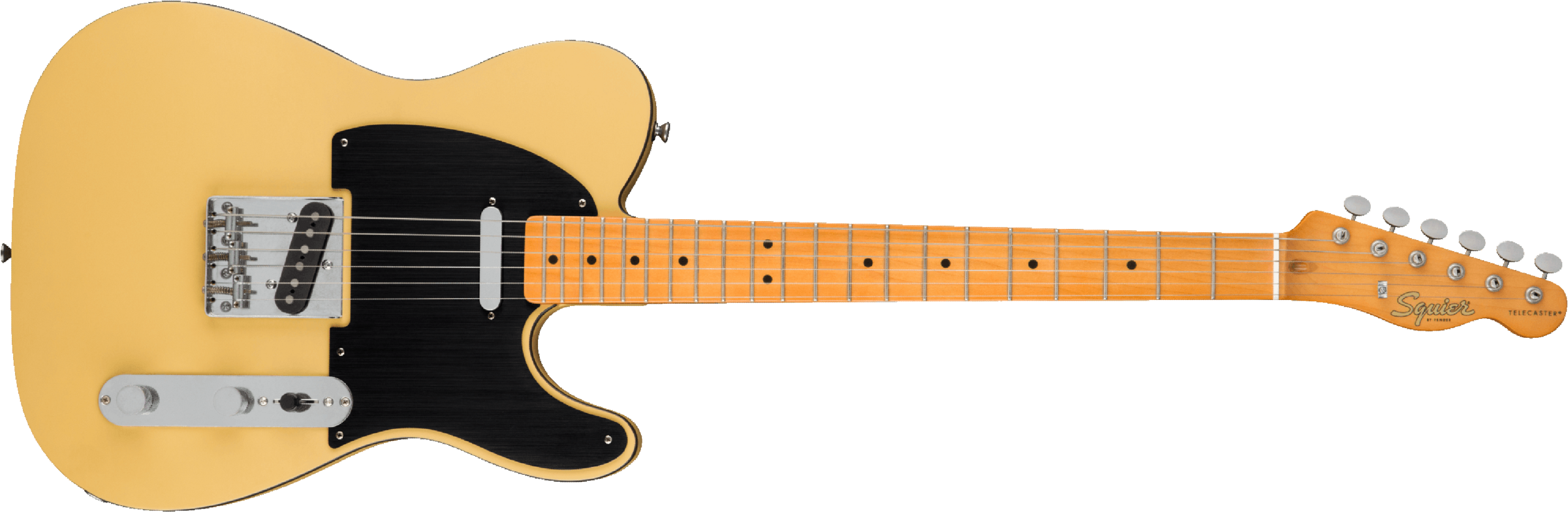 Squier Tele 40th Anniversary Vintage Edition Mn - Satin Vintage Blonde - Guitarra eléctrica con forma de tel - Main picture