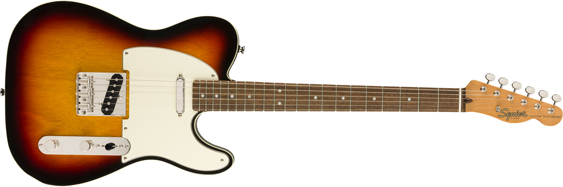 Squier Tele '60s Custom Classic Vibe 2019 Mn - 3-color Sunburst - Guitarra eléctrica con forma de tel - Main picture
