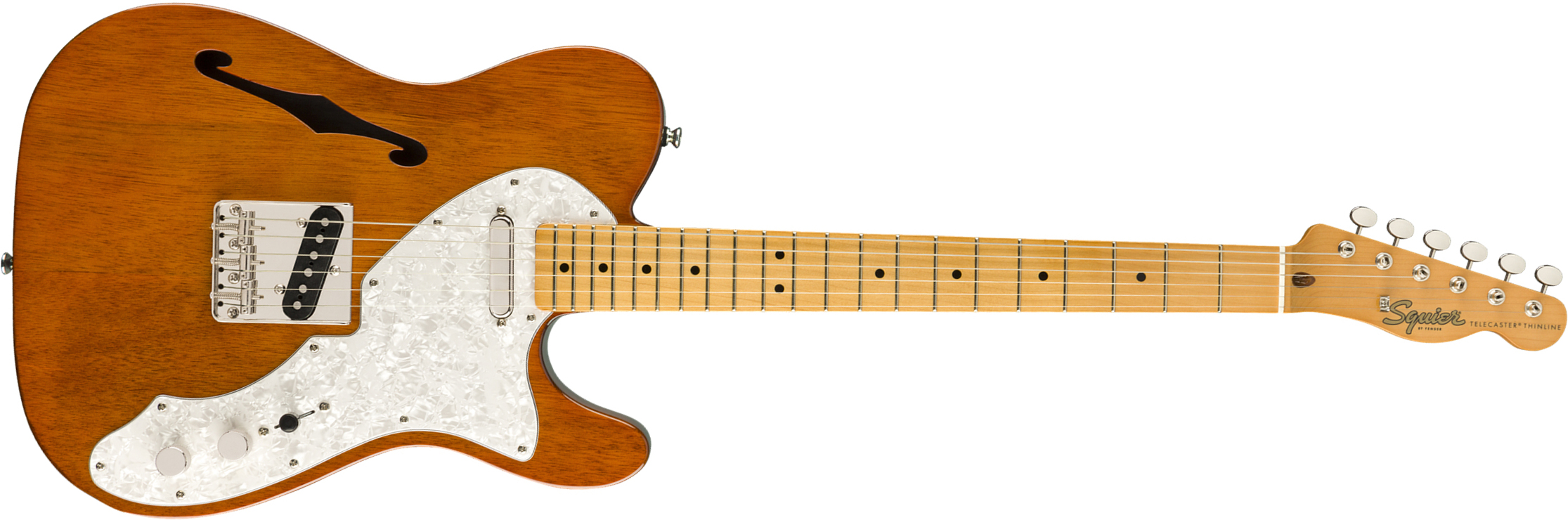 Squier Tele '60s Thinline Classic Vibe 2019 Mn - Natural - Guitarra eléctrica semi caja - Main picture