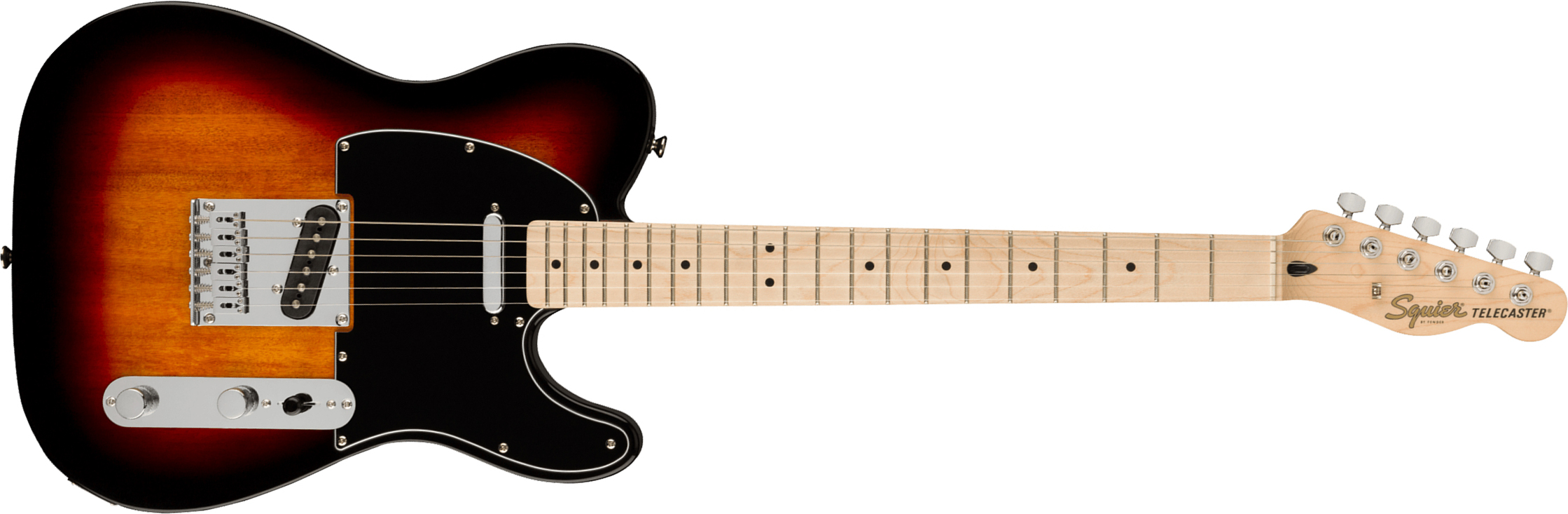 Squier Tele Affinity 2021 2s Mn - 3-color Sunburst - Guitarra eléctrica con forma de tel - Main picture