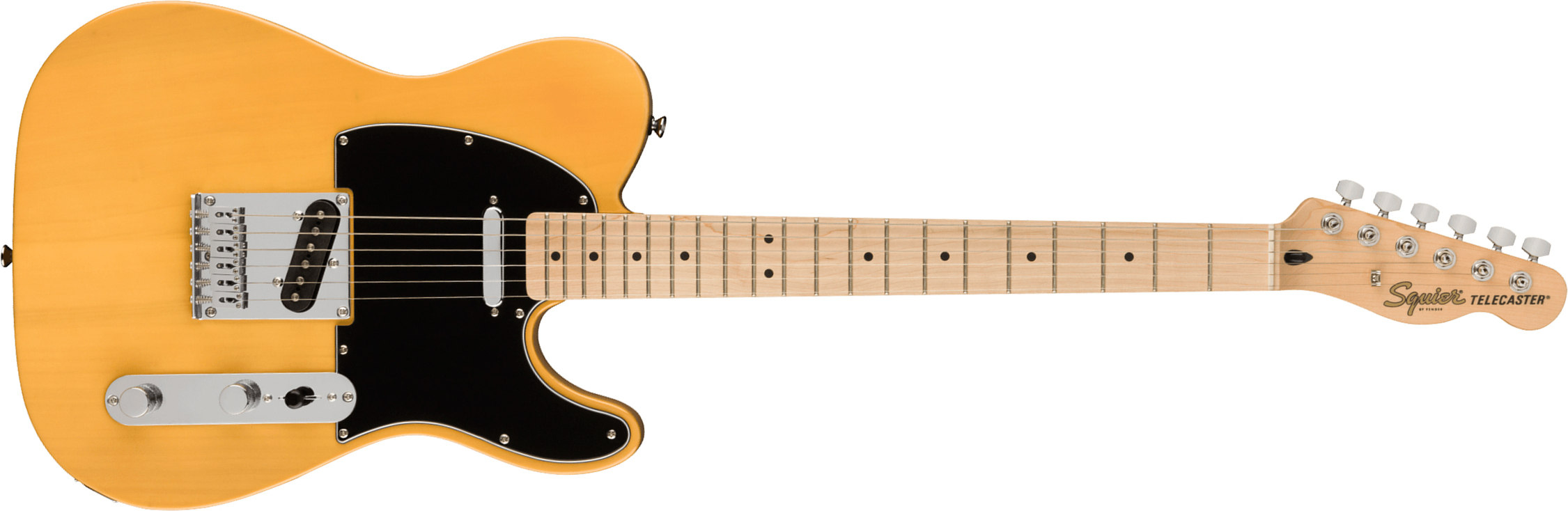 Squier Tele Affinity 2021 2s Mn - Butterscotch Blonde - Guitarra eléctrica con forma de tel - Main picture