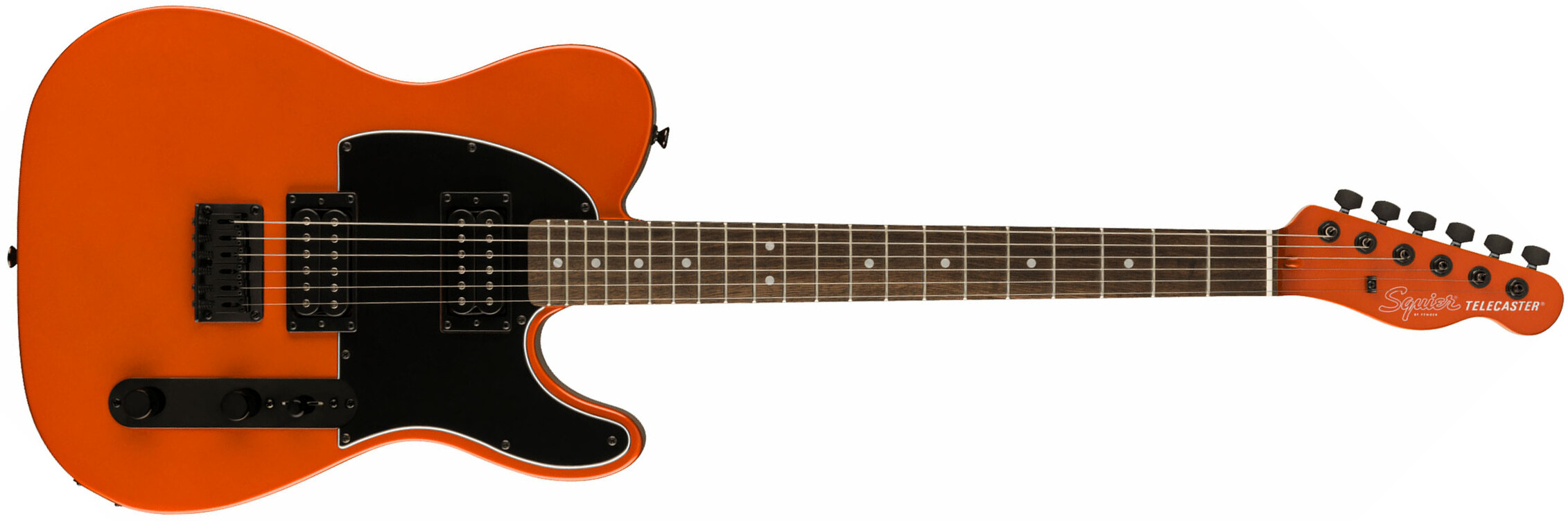 Squier Tele Affinity Hh Fsr 2h Ht Lau - Metallic Orange - Guitarra eléctrica con forma de tel - Main picture