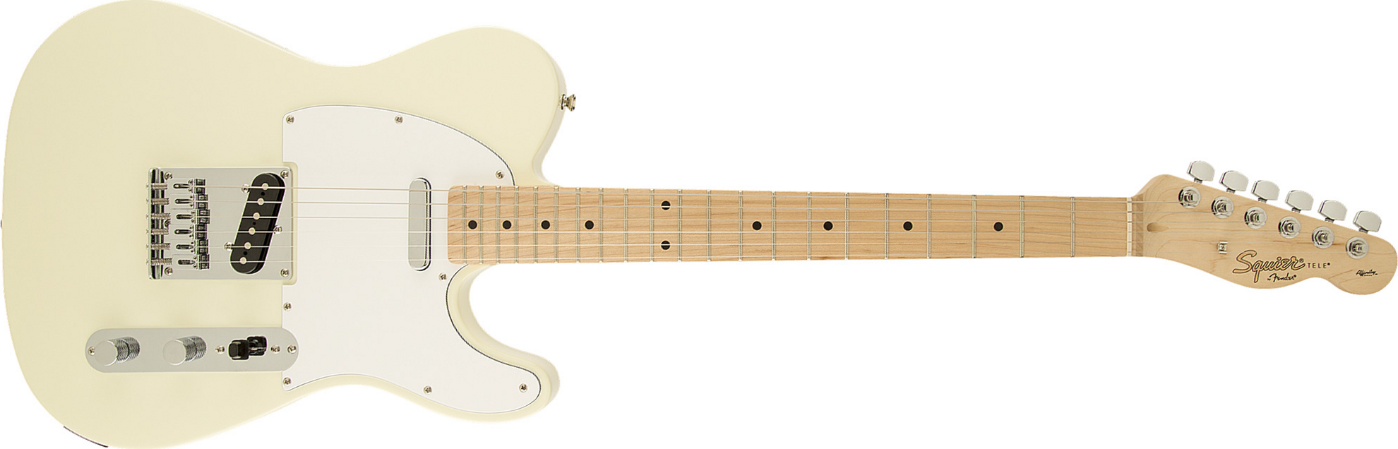 Squier Tele Affinity Series 2013 Mn - Arctic White - Guitarra eléctrica con forma de tel - Main picture