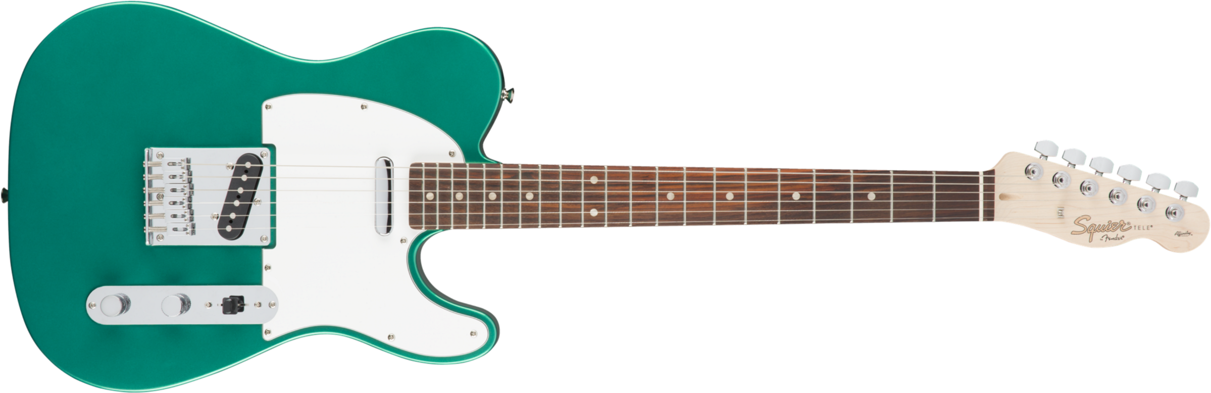 Squier Tele Affinity Series 2019 Lau - Race Green - Guitarra eléctrica con forma de tel - Main picture