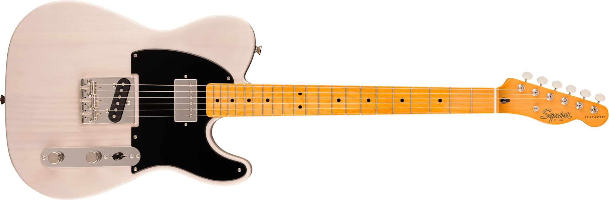 Squier Tele Classic Vibe 50s Sh Fsr Ltd Ht Mn - White Blonde - Guitarra eléctrica con forma de tel - Main picture