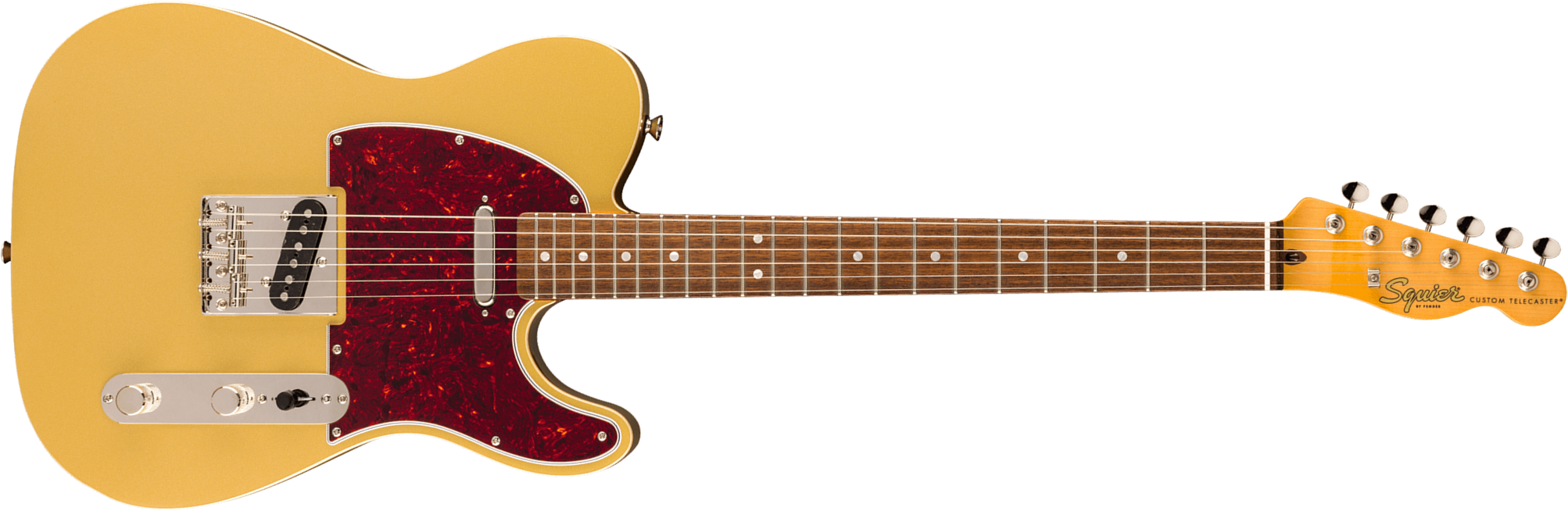 Squier Tele Classic Vibe Fsr Ltd 2s Ht Lau - Aztec Gold - Guitarra eléctrica con forma de tel - Main picture