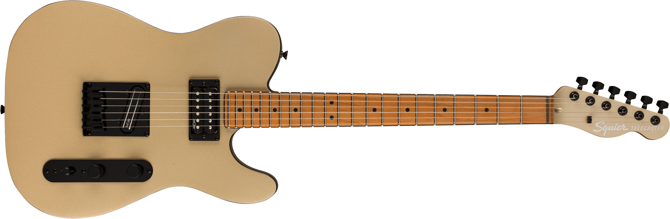 Squier Tele Contemporary Rh Hh Ht Mn - Shoreline Gold - Guitarra eléctrica con forma de tel - Main picture