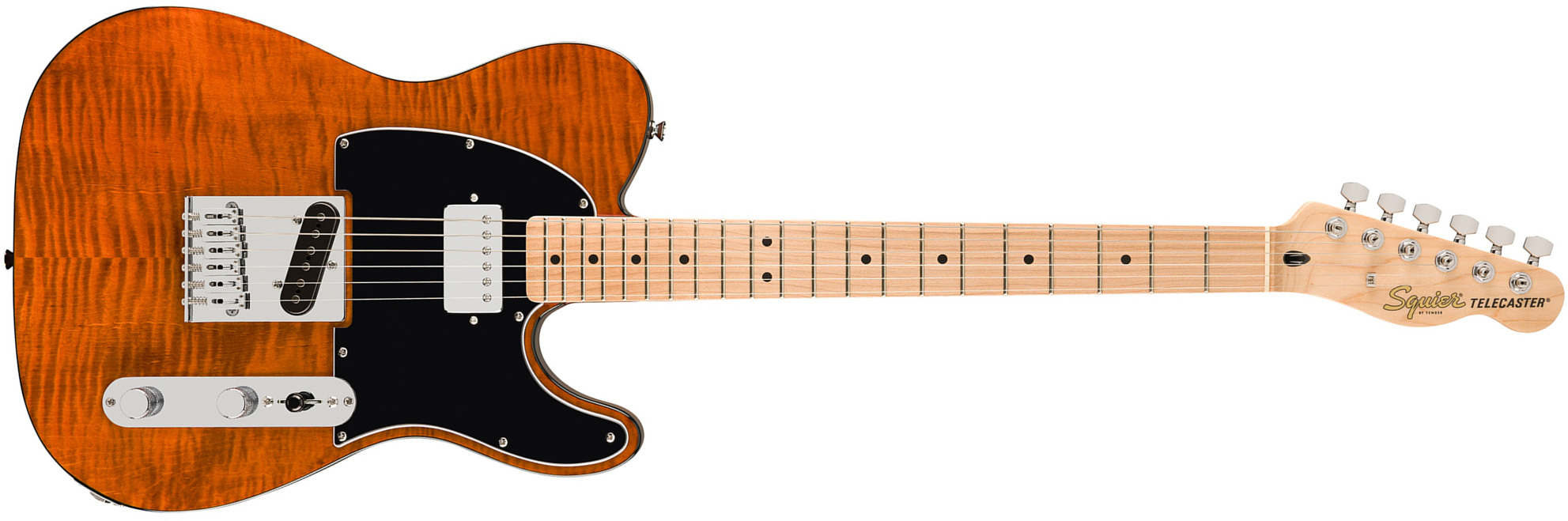 Squier Tele Fmt Sh Affinity Ht Lau - Mocha - Guitarra eléctrica con forma de tel - Main picture