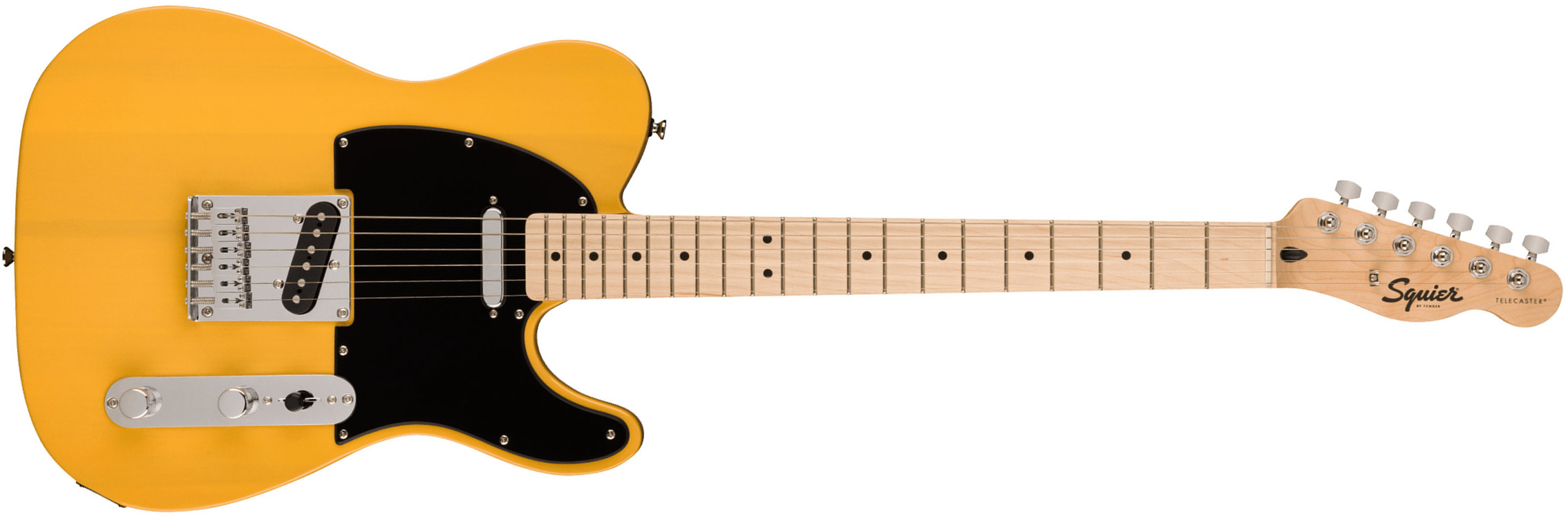 Squier Tele Sonic 2s Ht Mn - Butterscotch Blonde - Guitarra eléctrica con forma de tel - Main picture