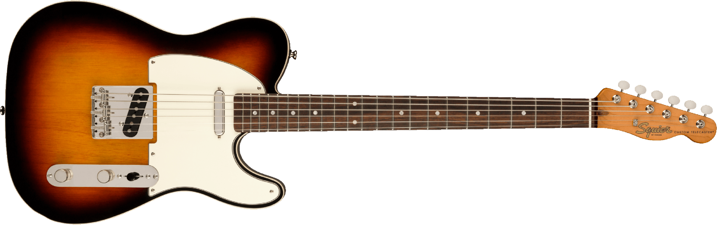 Squier Telecaster Classic Vibe Baritone Custom Ht Rw - 3-color Sunburst - Guitarra eléctrica barítono - Main picture