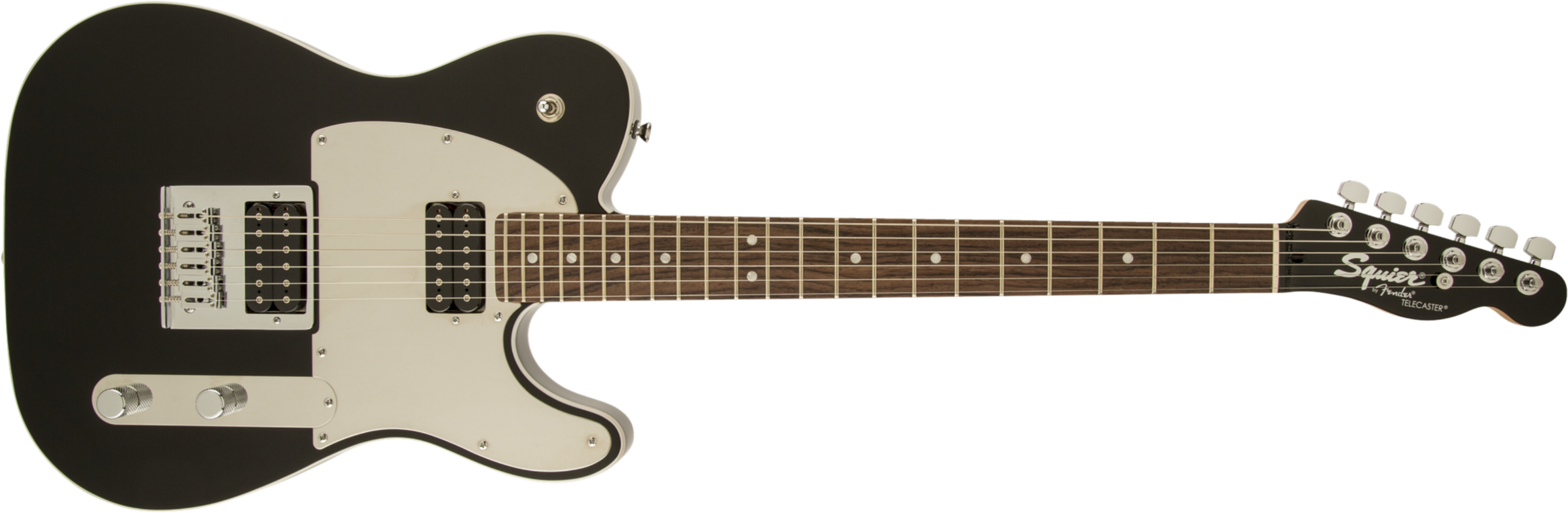Squier Telecaster J5 (lau) - Black - Guitarra eléctrica con forma de tel - Main picture