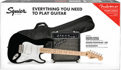 Packs guitarra eléctrica Squier Sonic Stratocaster Pack - Black
