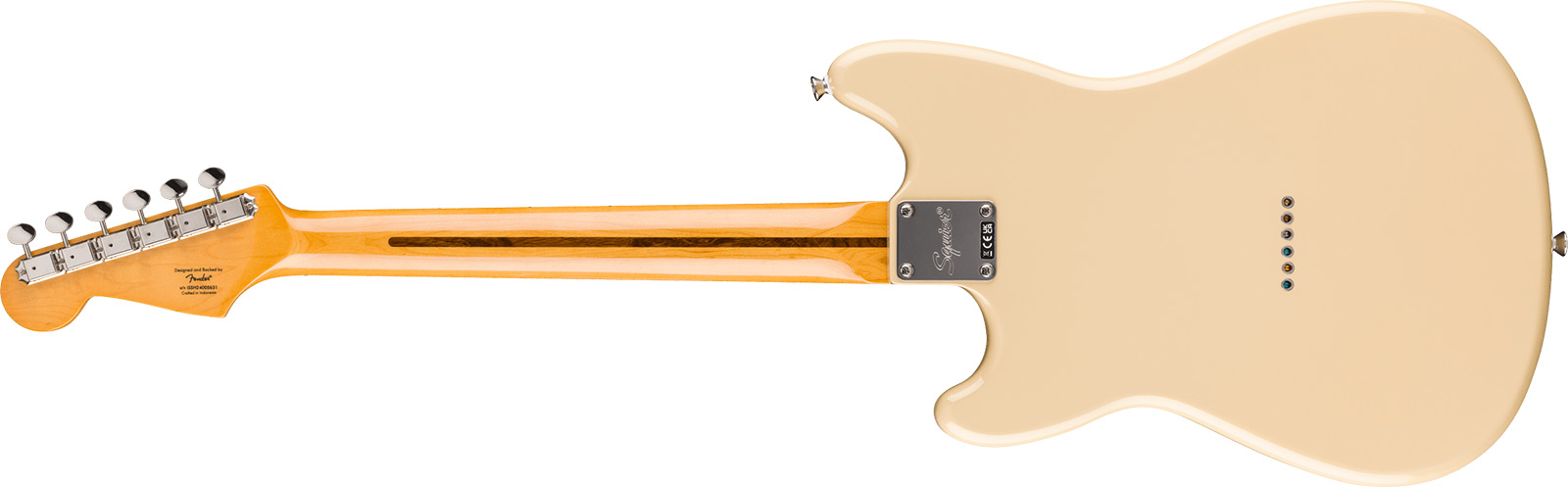Squier Duo-sonic Hs Classic Vibe Shsc Ht Lau - Desert Sand - Guitarra electrica retro rock - Variation 1