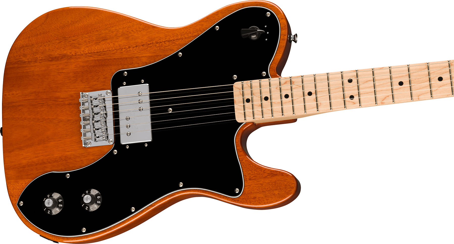 Squier Esquire Deluxe Paranormal 1h Ht Mn - Mocha - Guitarra eléctrica con forma de str. - Variation 2