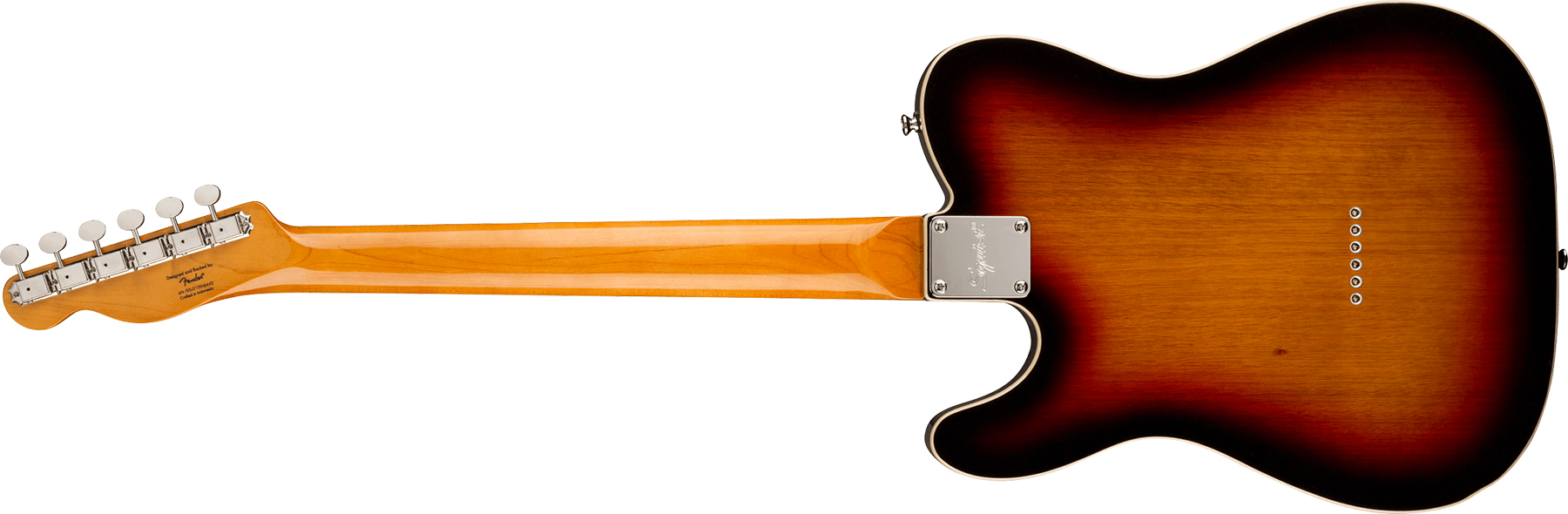 Squier Esquire Tele '60s Custom Classic Vibe Fsr Ltd Lau - 3 Color Sunburst - Guitarra eléctrica con forma de tel - Variation 1