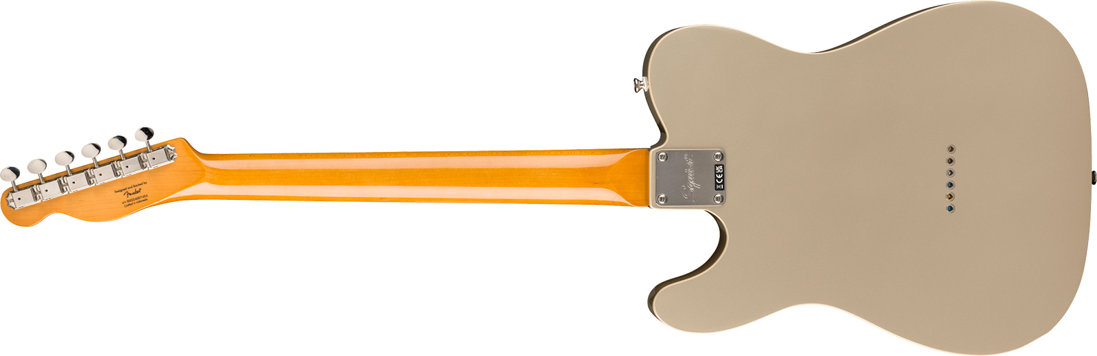 Squier Esquire / Tele Custom 60s Classic Vibe Fsr Ltd 1s Ht Lau - Shoreline Gold - Guitarra eléctrica con forma de tel - Variation 1