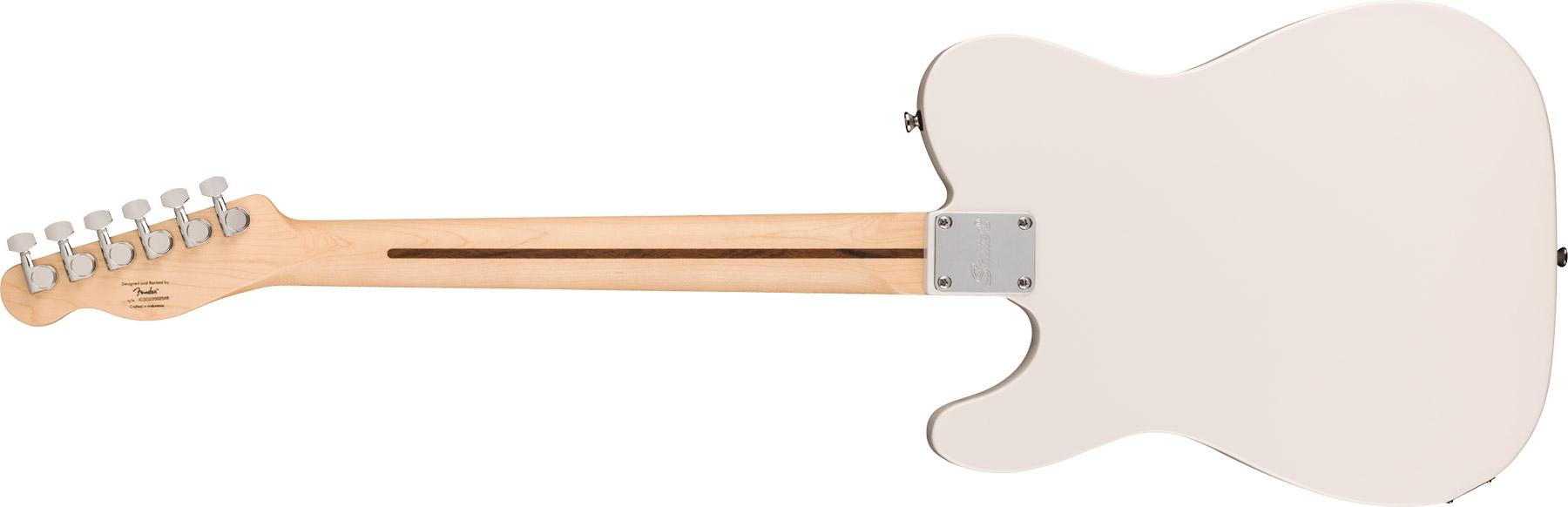 Squier Esquire/tele Sonic H Ht Mn - Arctic White - Guitarra eléctrica con forma de tel - Variation 1