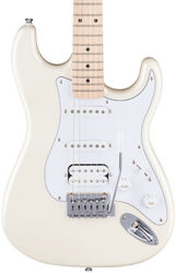 Guitarra eléctrica con forma de str. Squier Affinity Strat Junior Ltd - Pearl white