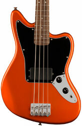 Bajo eléctrico de cuerpo sólido Squier FSR Affinity Series Jaguar Bass H - Metallic orange