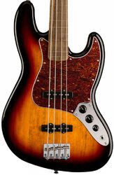 Bajo eléctrico de cuerpo sólido Squier Classic Vibe '60s Jazz Bass Fretless (LAU) - 3-color sunburst