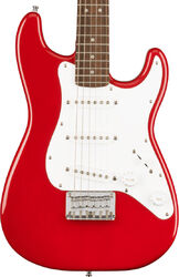 Guitarra eléctrica con forma de str. Squier Mini Strat V2 (LAU) - Dakota red