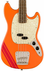 Bajo eléctrico de cuerpo sólido Squier FSR Classic Vibe '60s Competition Mustang Bass Ltd (LAU) - Capri orange