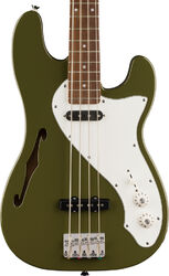 Bajo eléctrico de cuerpo sólido Squier Paranormal Precision Bass Thinline SJ - olive