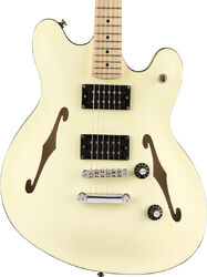 Guitarra electrica retro rock Squier Affinity Series Starcaster - Olympic white