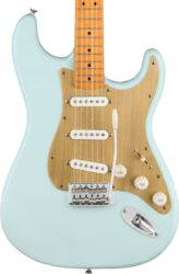 Guitarra eléctrica con forma de str. Squier 40th Anniversary Stratocaster Vintage Edition - Satin sonic blue