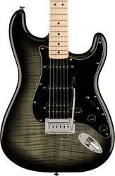 Guitarra eléctrica con forma de str. Squier Affinity Series Stratocaster FMT HSS (MN) - Black burst