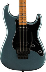 Guitarra eléctrica con forma de str. Squier Contemporary Stratocaster HH FR (MN) - Gunmetal metallic