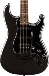 Guitarra eléctrica con forma de str. Squier FSR Affinity Series Stratocaster HSS Ltd - Metallic black matching headstock