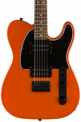 Guitarra eléctrica con forma de tel Squier FSR Affinity Series Telecaster HH Ltd - Metallic orange