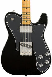 Guitarra eléctrica con forma de tel Squier Classic Vibe '70s Telecaster Custom (MN) - Black