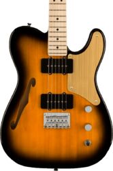 Guitarra eléctrica con forma de tel Squier Tele Thinline Cabronita Paranormal - 2 tone sunburst